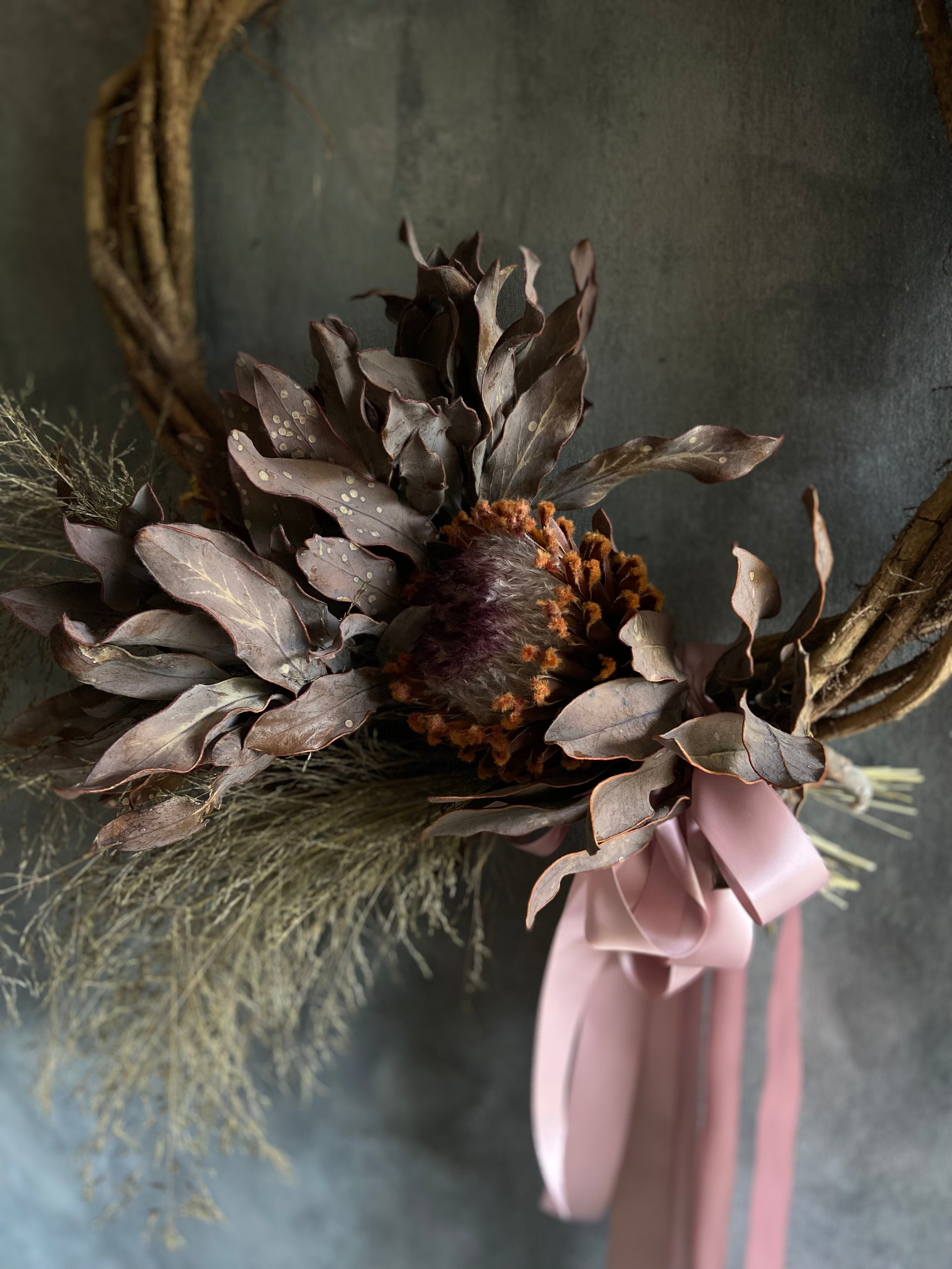 Byron Bay Christmas Wreath - Haven Botanical Christmas Wreath  - Dried Flower wreath - Everlasting Wreath